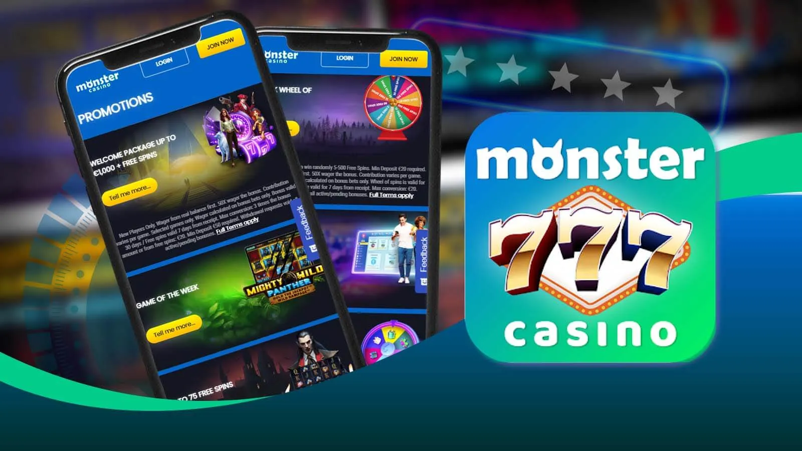 Monster Casino App Screenshot